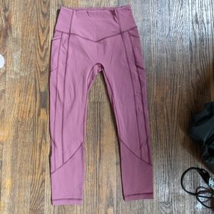 Lululemon dusty pink Leggings size 6